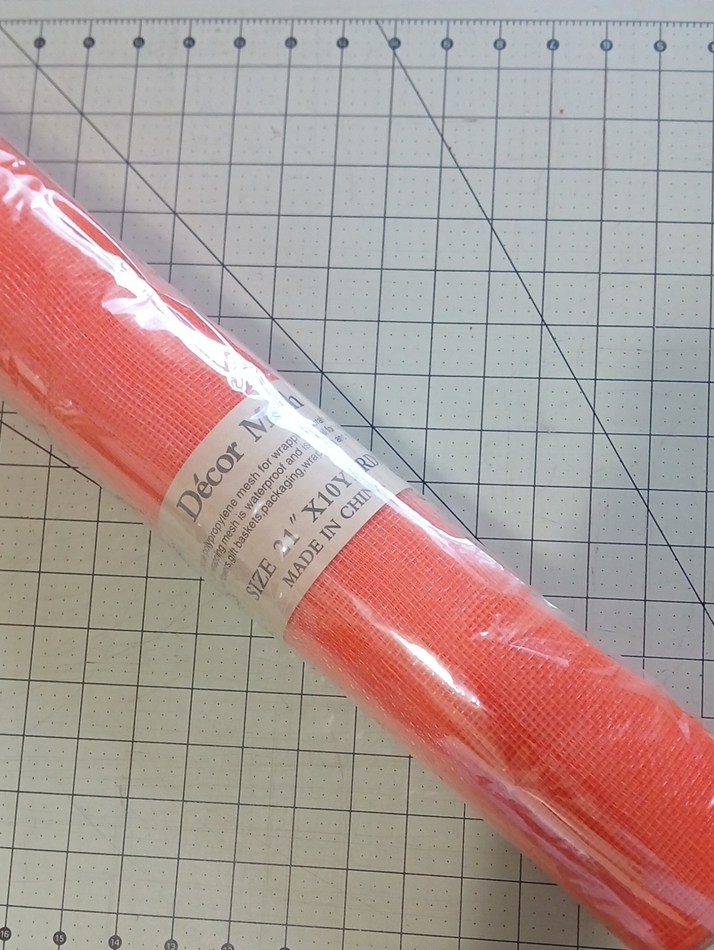 Deco Mesh - Orange